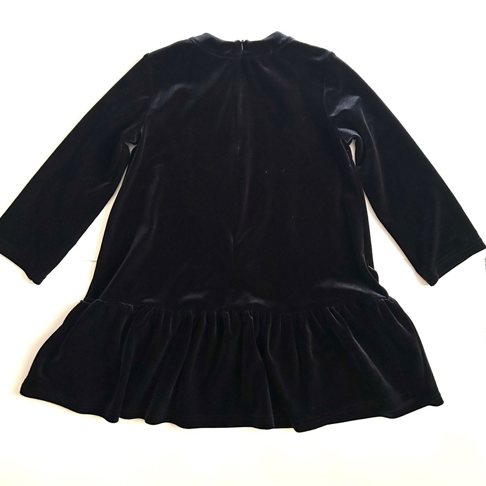 KENZO Kids Girls Velvet Long Sleeve Dress 4A 104 - Picture 2 of 5